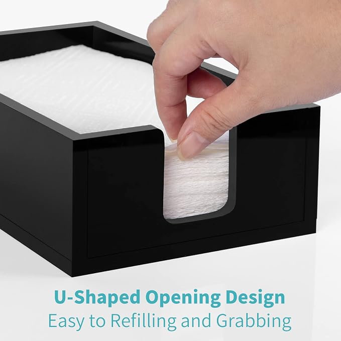 HIIMIEI Acrylic Napkin Holder for Bathroom, Bathroom Napkins Guest Disposable - Image 3