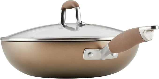 Anolon Advanced Home Hard Anodized Nonstick Deep Frying Skillet - Image 9