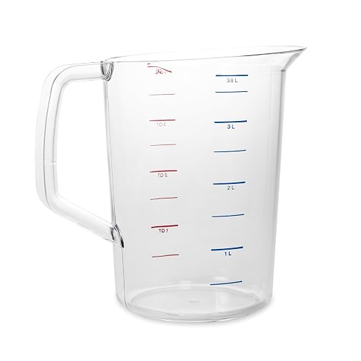 Rubbermaid Commercial Products Bouncer Clear Measuring Cup, 16-Cup/4-Quart - Image 3