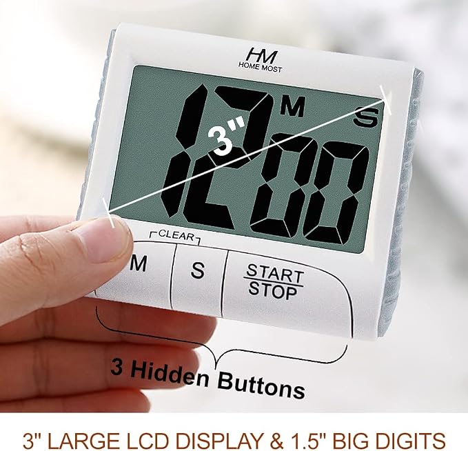 2-Pack Large Display Kitchen Timer - Image 2