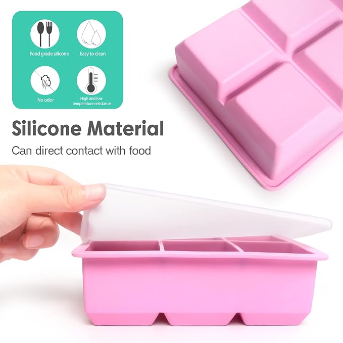 Excnorm Silicone Ice Cube Trays 3 Pack - Image 7