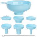 Wide Mouth Kitchen Funnel, Food Grade Plastic Cooking Canning Funnel by BALIWELL