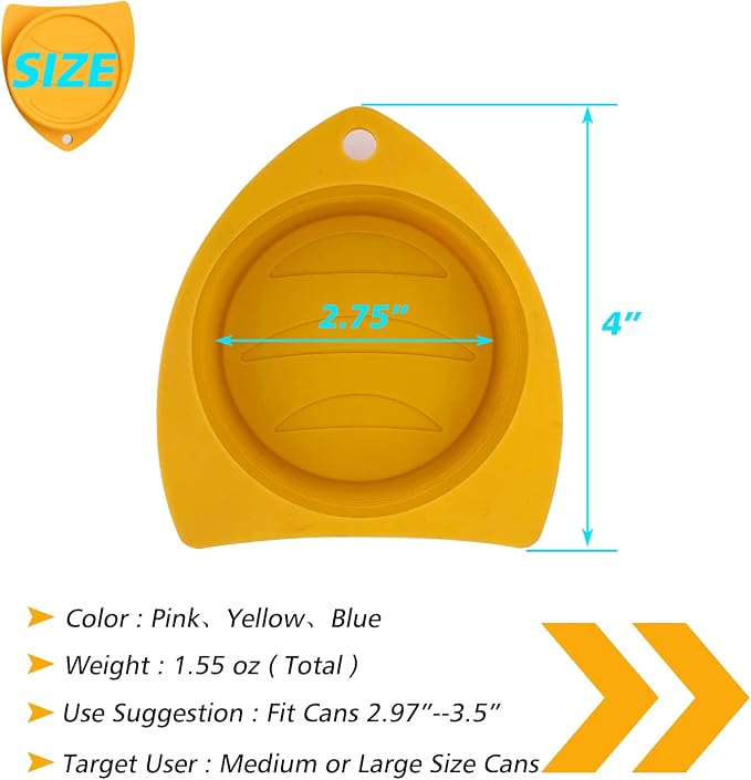 3 Pack Dog Cat Food Can Lids - Image 6