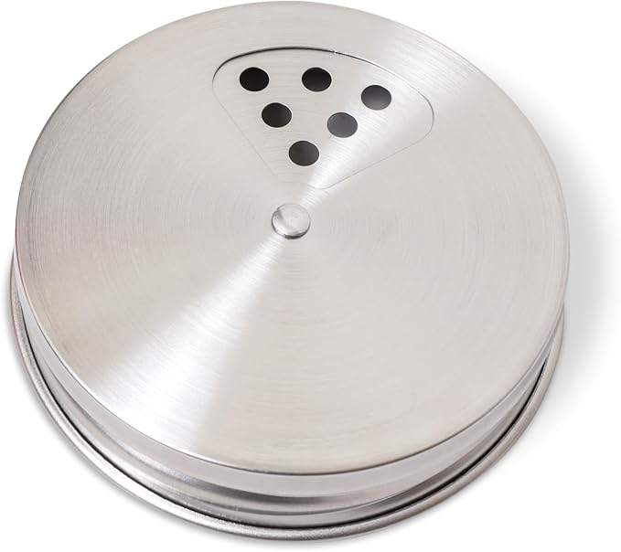Mason Jar Shaker Lids Stainless Steel – Adjustable Spice & Seasoning Dispenser - Image 6