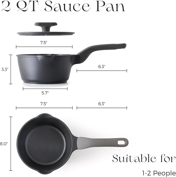 PRICUSIS Nonstick Saucepan - Image 8