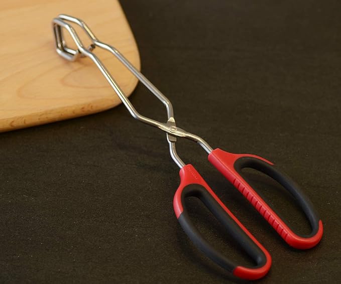 HINMAY Stainless Steel Scissor Tongs 11-Inch Heavy Duty Grilling Tongs - Image 7