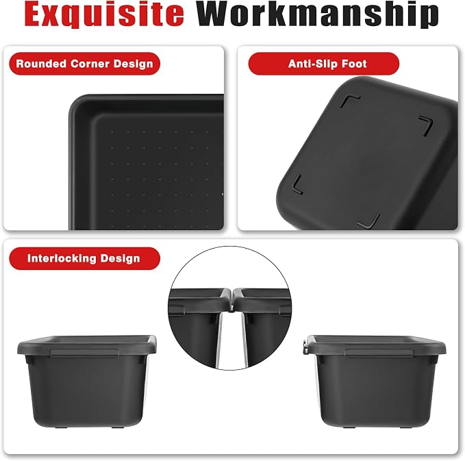 Takytao【48Pcs】【5 Size】Tool Box Organizer, Drawer Tool Organizer Tray Divider Set - Image 6
