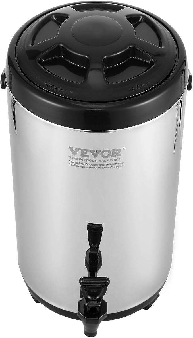 VEVOR Stainless Steel Insulated Beverage Dispenser, 2.4 Gallon 9.2 Liter - Image 11