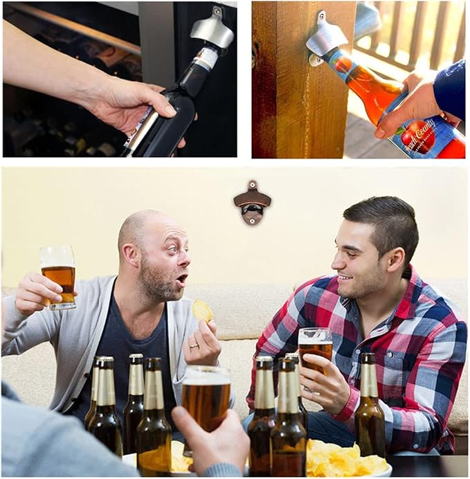 ANSLYQA 20 Pack Bottle Opener Wall Mounted, Vintage Beer Bottle Opener - Image 6