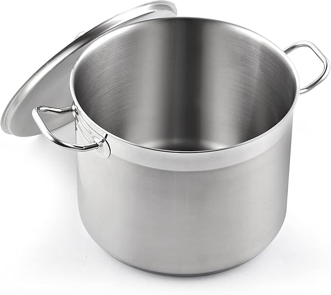 Cooks Standard Stockpots Stainless Steel, 8 Quart Professional Grade Stock Pot by CooksStandard