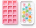 Cute Ice Cube Trays Silicone Chocolate Mold Wax Melt Molds Easy Release Ice by MayeBridge