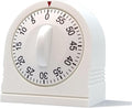 60 Minute Wind Up Timer, Visual Mechanical Timer by NUOSWEK