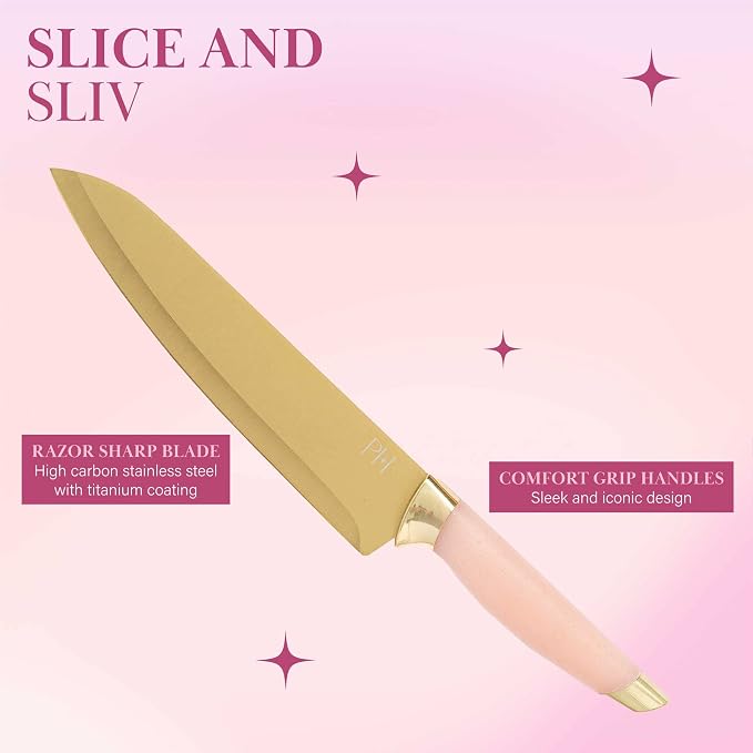 Paris Hilton Reversible Bamboo Cutting Board and Cutlery Set - Image 5
