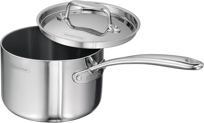 Tramontina Utsava Tri-Ply Clad Stainless Steel 2.2-Quart Sauce Pan by Tramontina