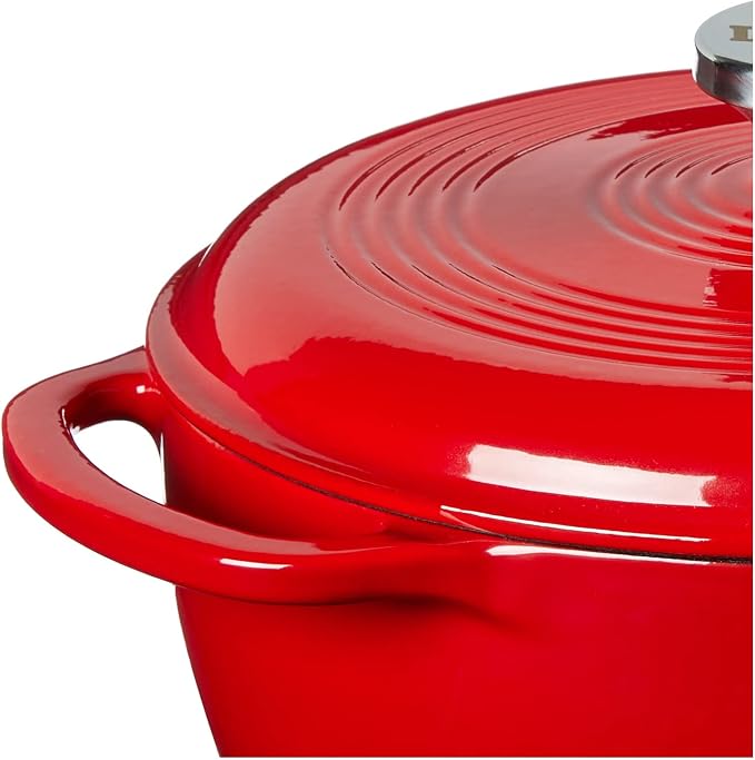 Lodge 4.5 Quart Enameled Cast Iron Dutch Oven - Image 4