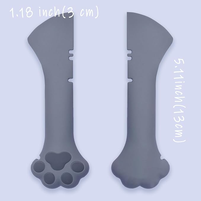 Meow&Woof Cat Wet Food Spoon, Mini Spatula - Image 2