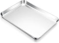 E-far Cookie Sheet for Baking, 18”x13” Stainless Steel Baking Sheet Pan for Oven by E-far
