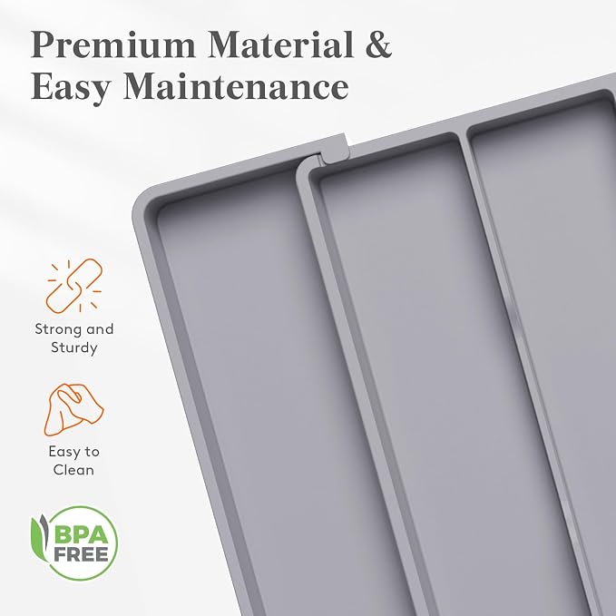 Lifewit Utensil Organizer for Kitchen Drawers, Expandable Cooking Utensil Tray - Image 6