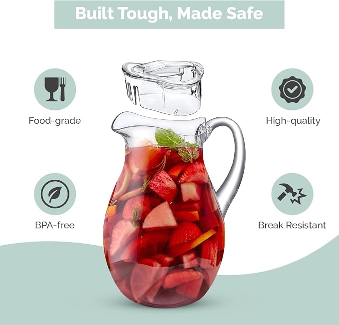 MosJos Acrylic Pitcher, Water Pitcher - Image 4