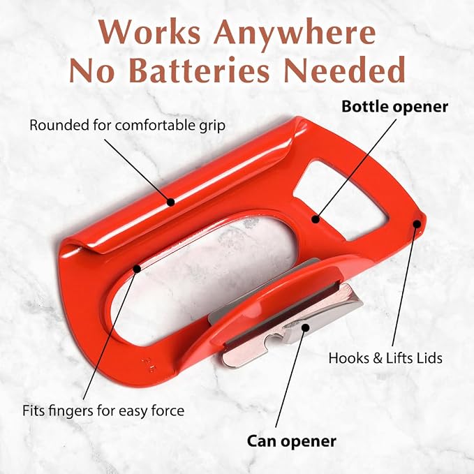 GANGY 2 in 1 Can Opener and Bottle Opener Made in Japan Steel Body - Image 4