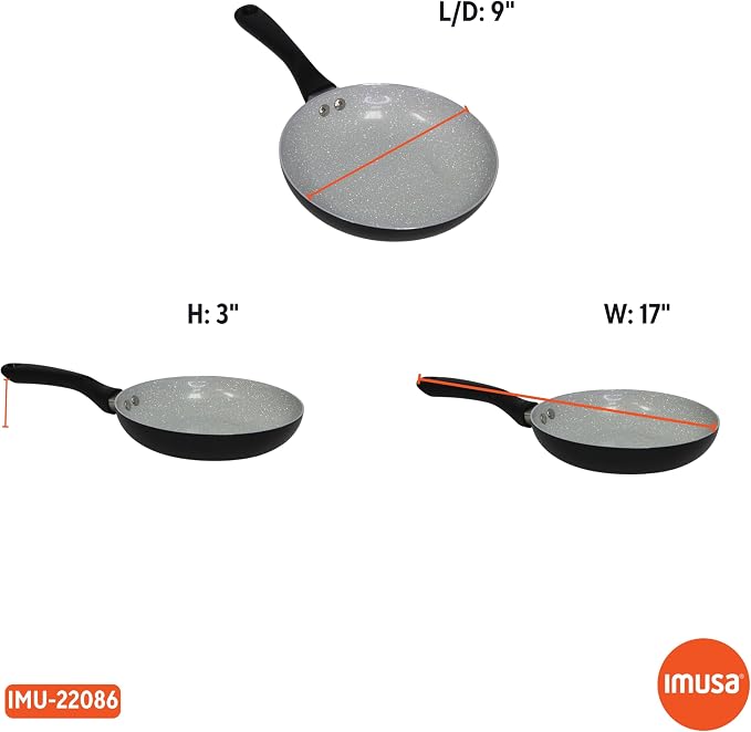 IMUSA 9.5" Premier Ceramic Nonstick Fry Pan - Image 8