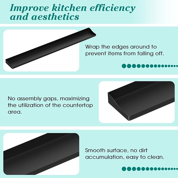 Foeacry 30" Magnetic Stove Top Shelf - Image 4