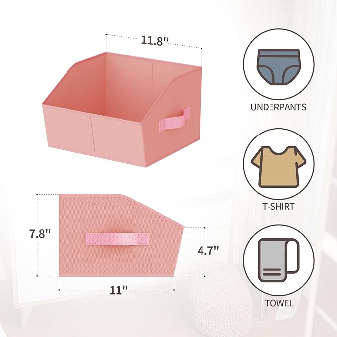 Homsorout Storage Bins for Shelves - Image 2