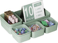 Plastic Drawer Organizers, Bathroom and Vanity Organizer Plastic Tray, Makeup by Homhut