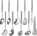 Newness 10 Pcs Cooking Utensils Set, 304 Stainless Steel Kitchen Utensils Set by NewnessFocusOnStainlessSteel