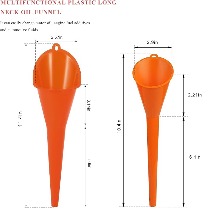 2 PCS Oil Funnel, Automotive Use Funnels - Image 2