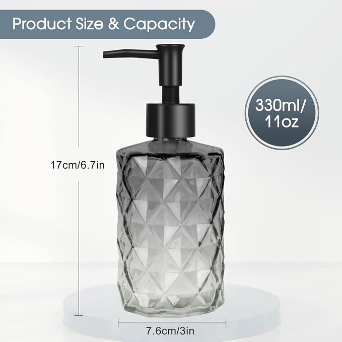 Topsky Glass Soap Dispenser - Image 4