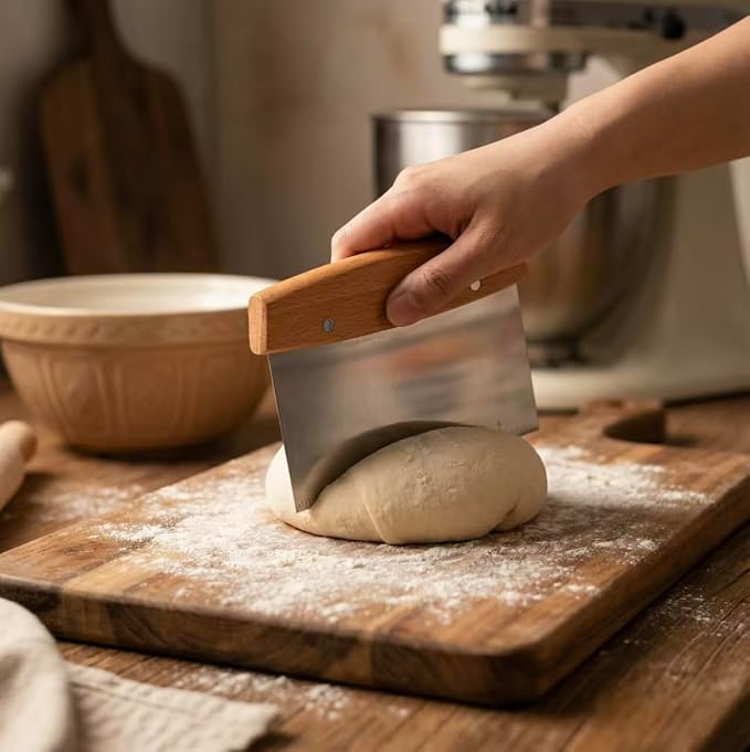 Dough Cutter, Kitchen Scraper, Food Scraper, Bench Scraper Kitchen Tool - Image 2
