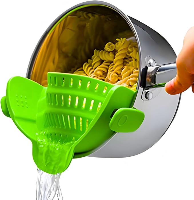 Kitchen Gizmo Snap N' Strain Clip On Strainer by KitchenGizmo