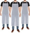 Hercicy 3 Pcs Heavy Duty Waterproof Aprons 47" PVC Vinyl Aprons Transparent by Hercicy