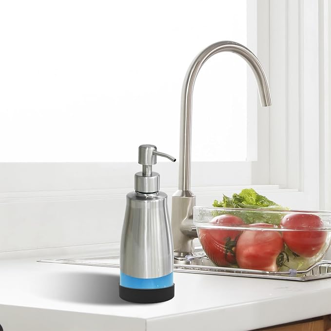 AUMIO Soap Dispenser with Non-Slip Silicone Pad - Image 5