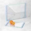 2PCS Glass Cutting Board with Silicone Grip, 80% Stronger Shatter Resistance by TemperedGlassManufacturer