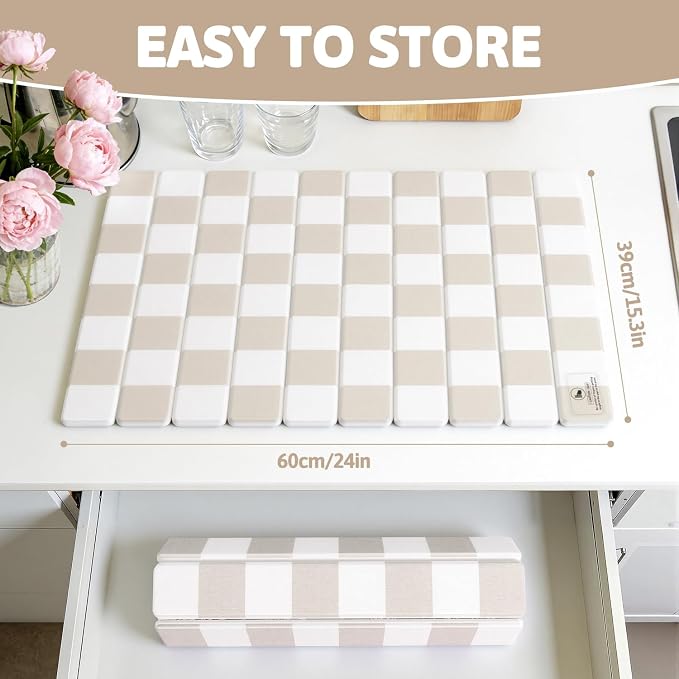 Yamaziot Large Stone Drying Mat - Image 2