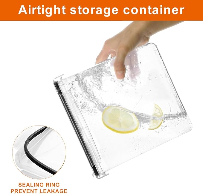 2.8L Airtight Food Storage Containers Set - Image 4