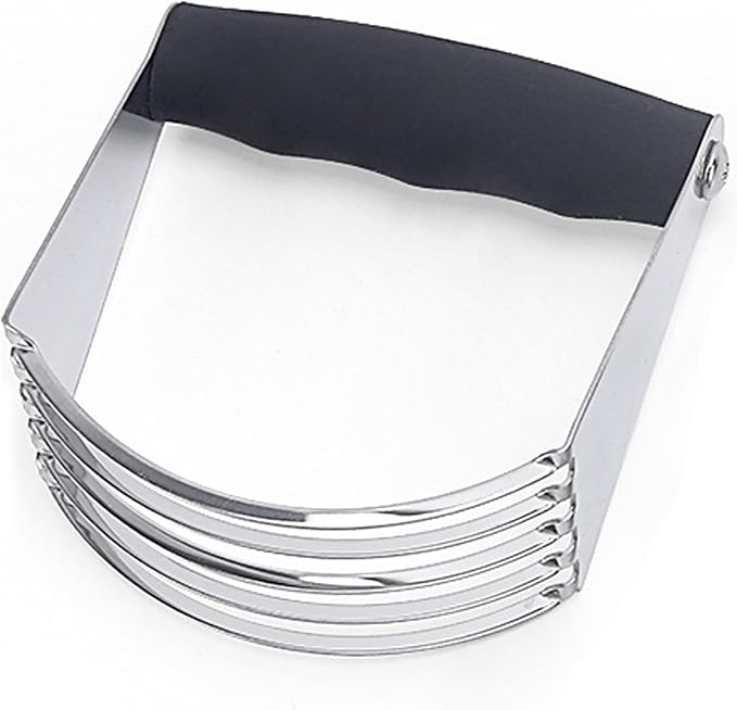 Dough Blender with Non-slip Handle, 4.6 Inch x 4 Inch Stainless Steel Pastry by YIKANGHENG