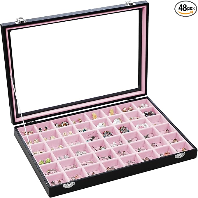 Stratalife Jewelry Organizer 48 Grid Jewelry Tray by Stratalife