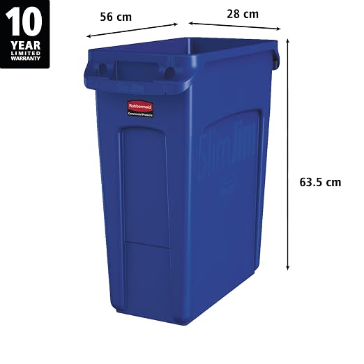 Rubbermaid Commercial Products Slim Jim Trash/Garbage Can - Image 4