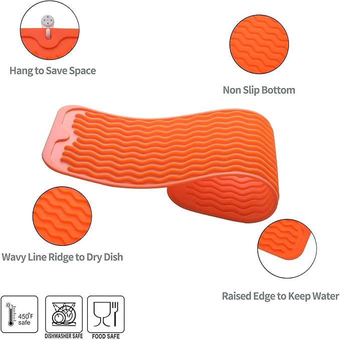 MicoYang Silicone Dish Drying Mat - Image 3