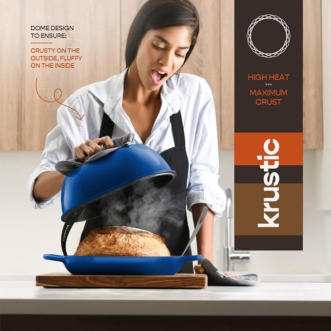 Krustic Enameled Cast Iron Dutch Oven - Image 5