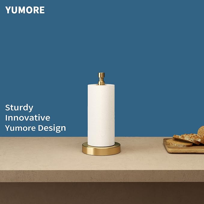 YUMORE Paper Towel Holder Countertop, Paper Towel Holder - Image 2