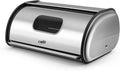 Flexzion Stainless Steel Bread Box for Kitchen Countertop, 13 Inch