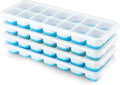 Ice Cube Trays 4 Pack, Airabc Silicone Ice Cube Trays by AlwaysMeetAllYourIceMakingNeeds