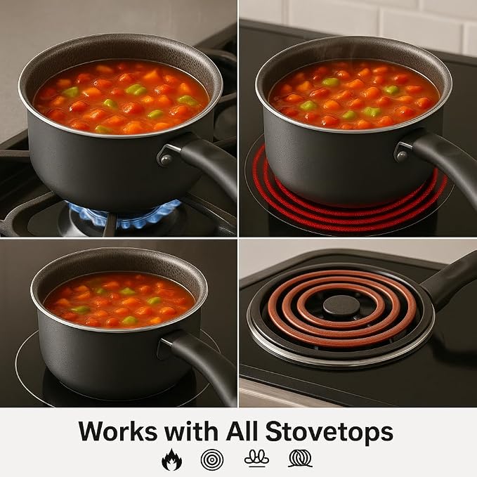 1-Quart Non-Stick Sauce Pan - Image 6