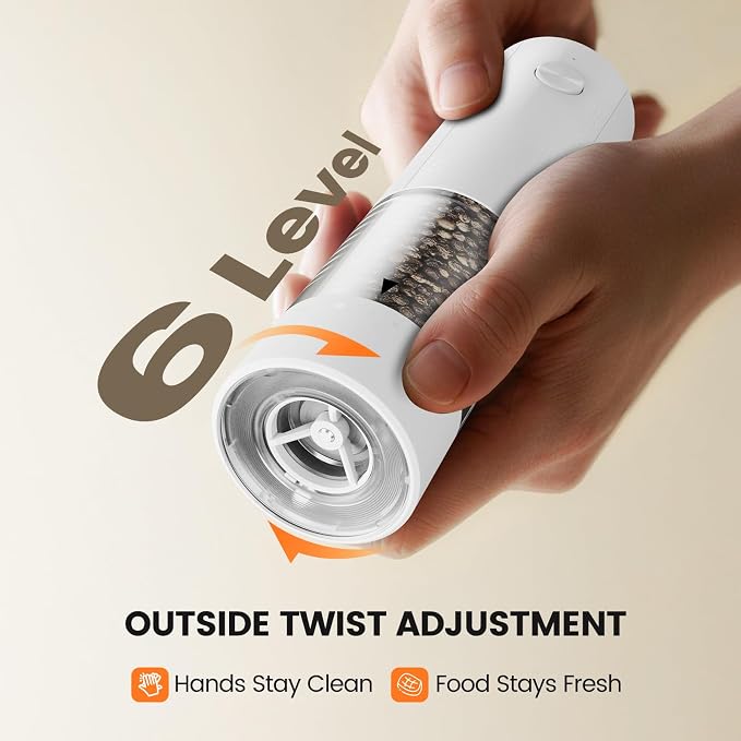 Electric Salt and Pepper Grinder Set - Image 3