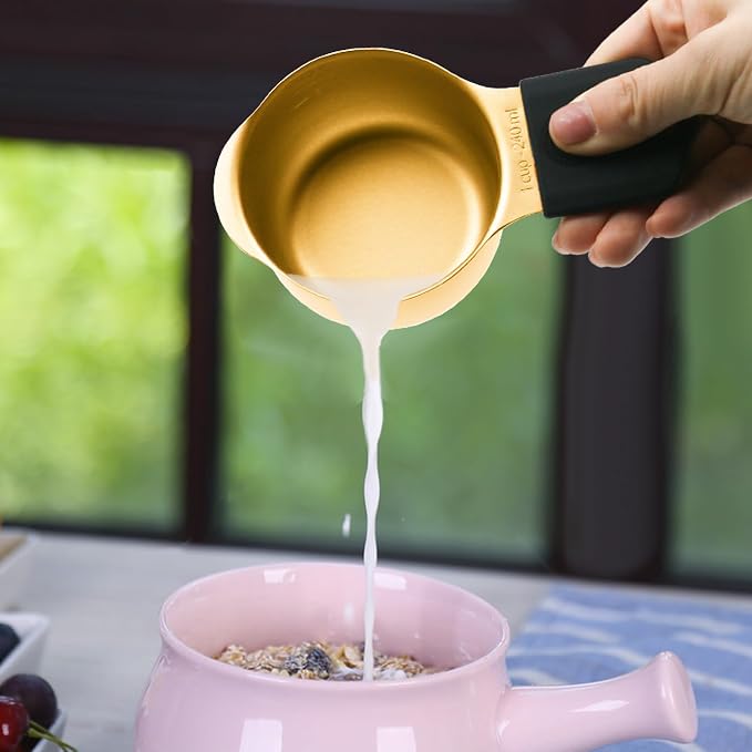 Magnetic Measuring Cups and Spoons Set, Including 7 Stainless Steel Nesting - Image 7