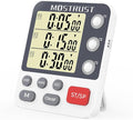 Digital Dual Kitchen Timer, 3 Channels Countdown Triple Timer by MOSTRUST
